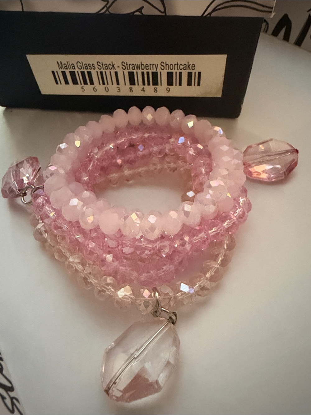 Sassy Jones Strawberry Shortcake Malia Glass Stack